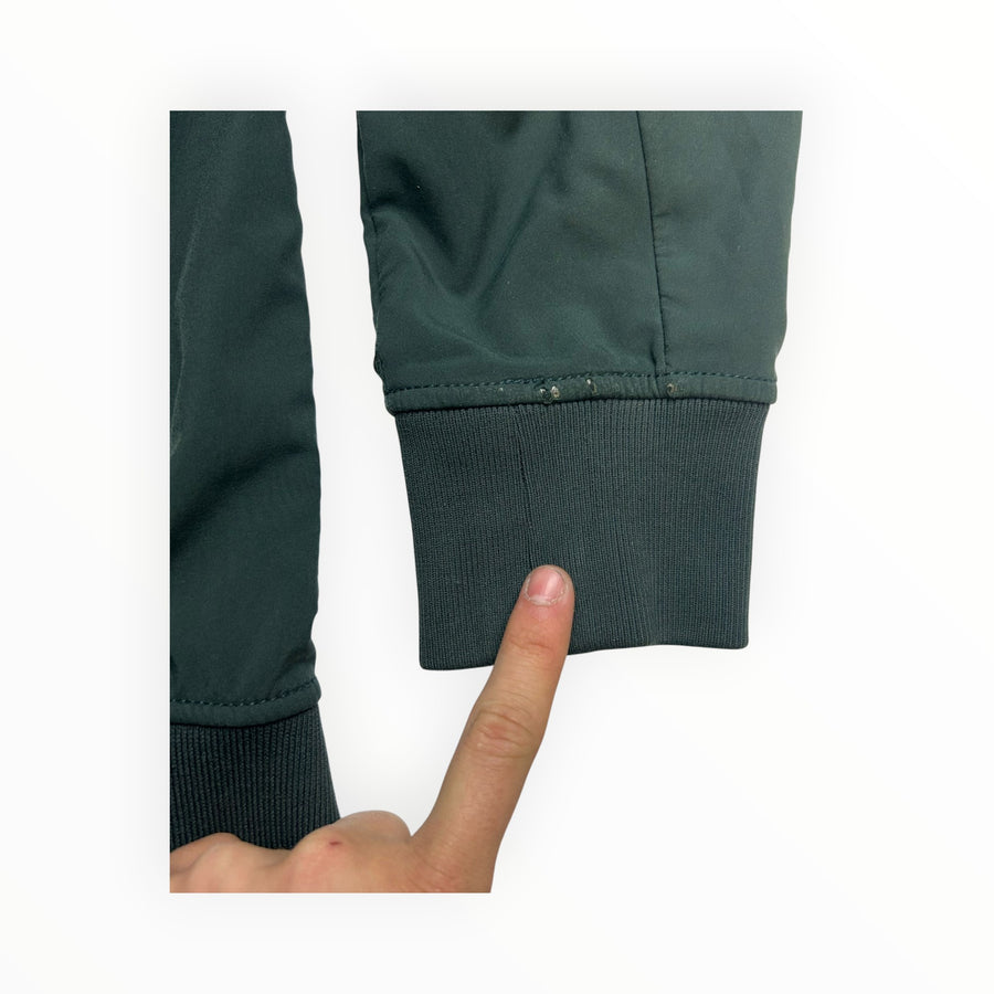 Veste Stone Island Soft Shell-R kaki foncé à capuche