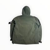Veste Stone Island Soft Shell-R Primaloft kaki à capuche